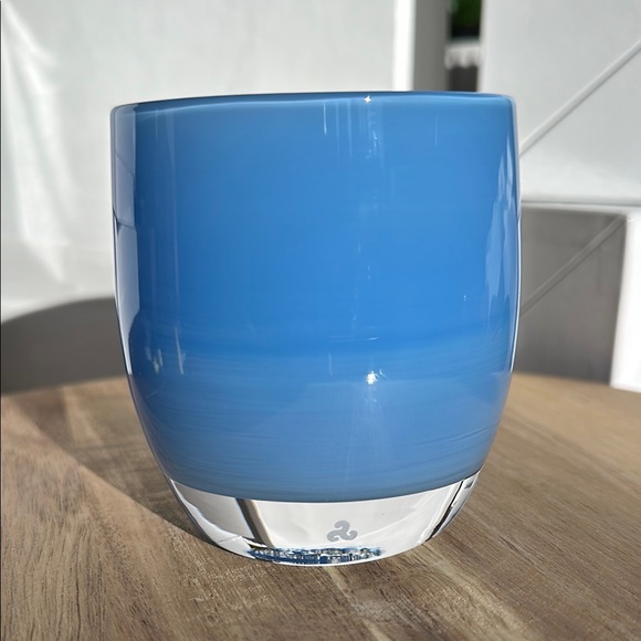 Glassybaby “Paws” Stickered first Triskelion stamp Blue 🐾🩵 - Picture 3 of 10